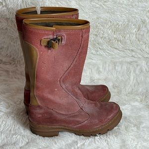 KEEN WILLAMETTE Waxed Suede Boots-Red Rain Snow-EU 37 or 6.5